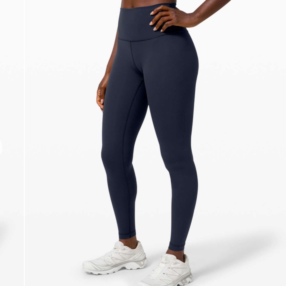 Lululemon Womens Wunder Under High-Rise 7/8 Tight 25" Full-On Luxtreme Navy 6